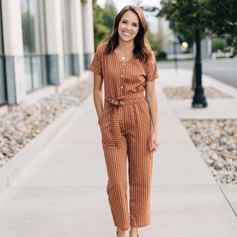 Pinstripe jumper